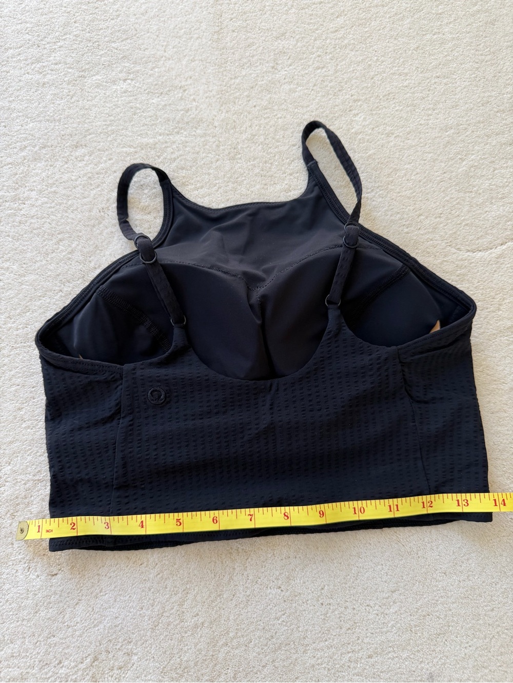 lululemon athletica Black High-Neck Swim Sports Bra - Picture 6 of 6